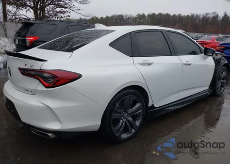 2022 Acura Tlx A-Spec Package z USA, uszkodzony, nr VIN 19UUB6F57NA002025